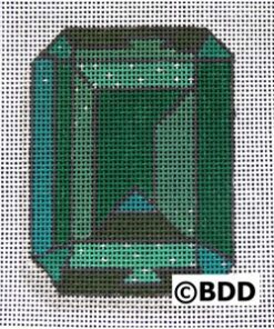 A green diamond is shown on the screen.