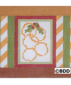 A bear with a christmas wreath on it's head.