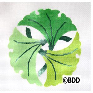 A green leaf with the word bdd in front of it.