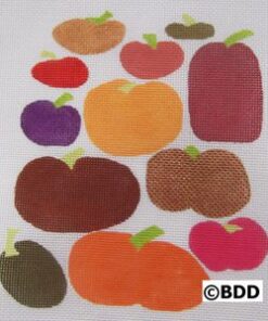 A bunch of different colored fruits are on the table
